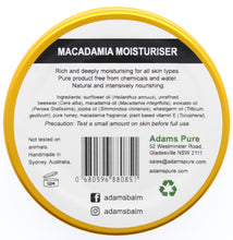 Load image into Gallery viewer, MACADAMIA MOISTURISER