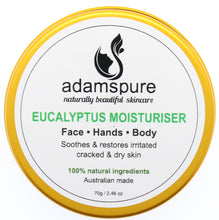 Load image into Gallery viewer, Eucalyptus Moisturiser soothes and restores irritated cracked and dry skin.  100% Australian made. 