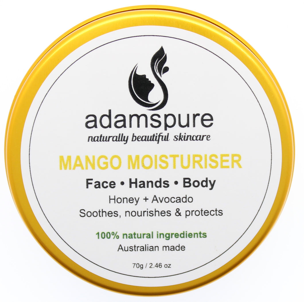 Mango Moisturiser. 100% natural ingredients and Australian Made