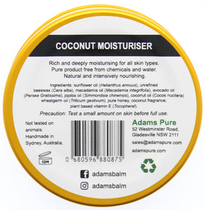 all natural coconut moisturiser