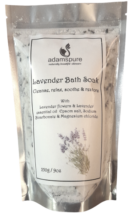 Lavender Bath Soak cleanse, relax and soothe onus restore. Australian made