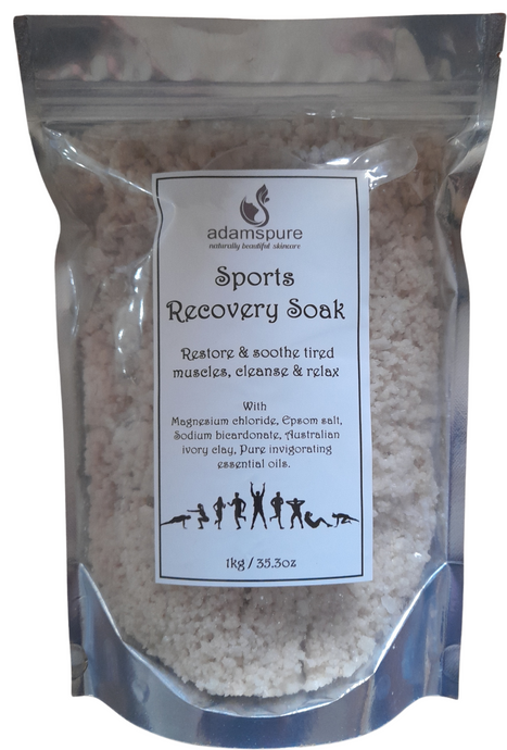 Sports recovery bath soak. Help sooth tired muscles. 100% natural and Australian made. 