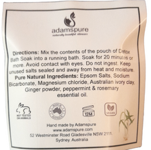 Load image into Gallery viewer, Detox Bath Soak, made in Australia all natural ingredients