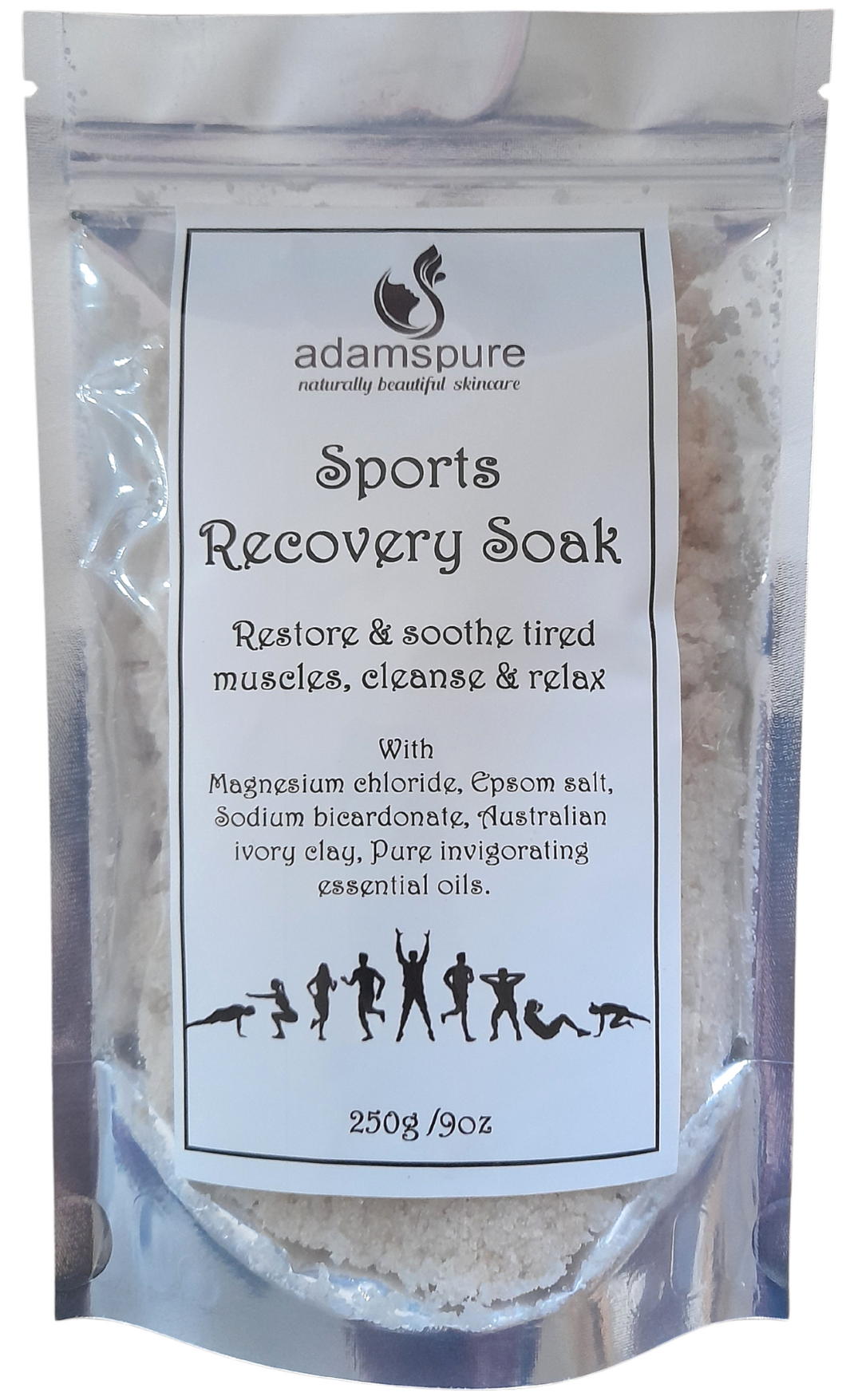 Sports recovery bath soak. Help sooth tired muscles. 100% natural and Australian made.